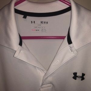 Men’s UnderArmor White Short Sleeve